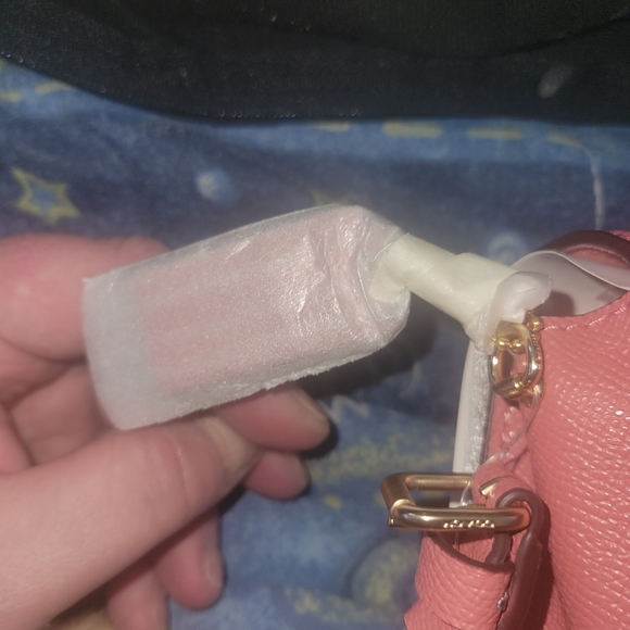 100% Authentic COACH Taffy and Gold Mini Brynn Crossbody Purse - Picture 9 of 9